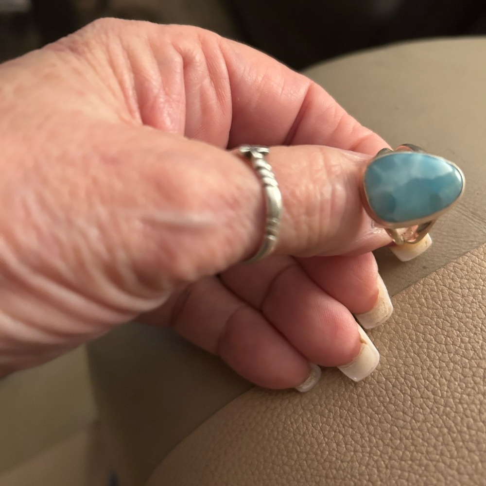 LARIMAR RING - Picture 7 of 12